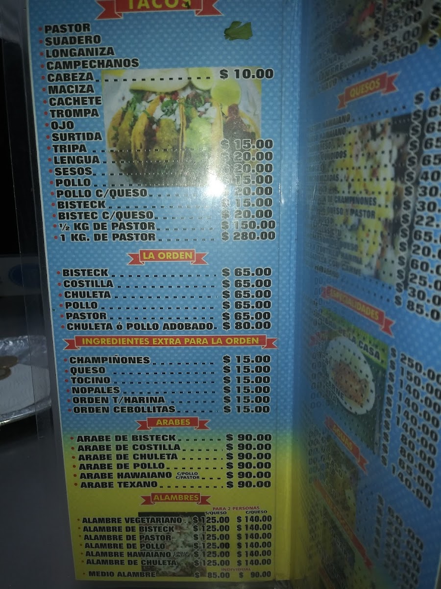 Taqueria mi lupita Menu - Image 1